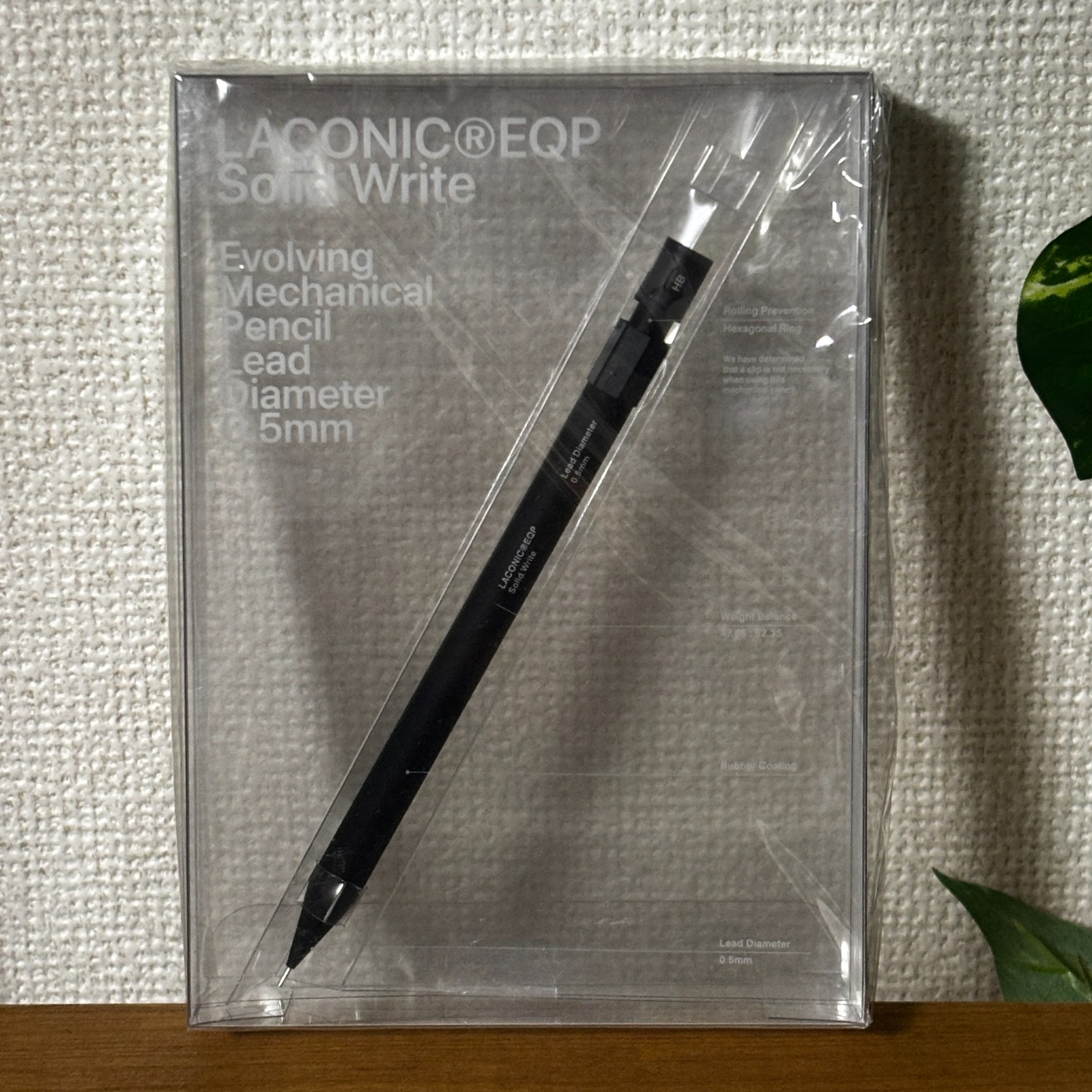Laconic SW-01 Solid Write 0.5mm Mechanical Pencil Japan New Rare Stationery