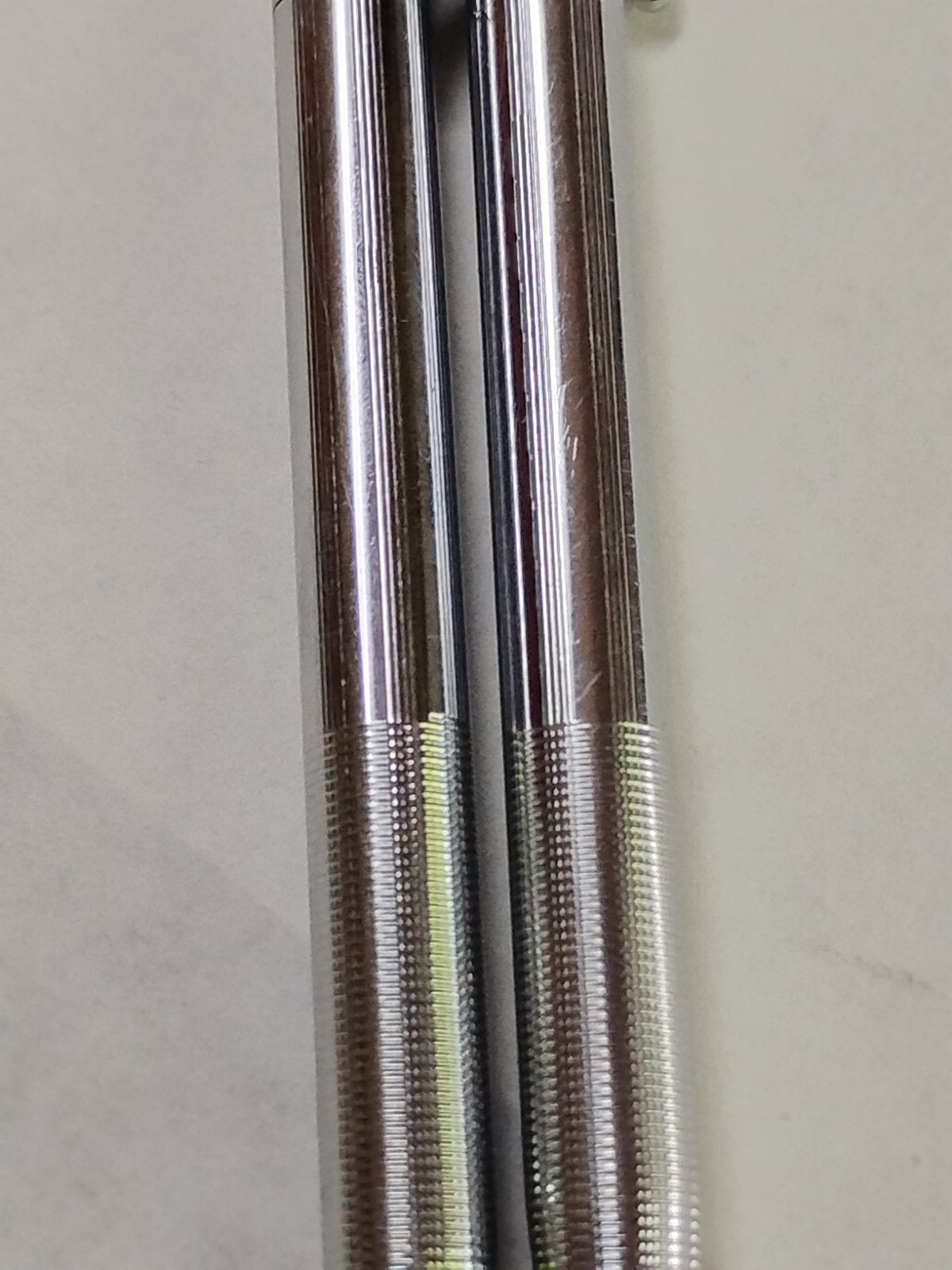 Vintage Cross Silver Chrome Mechanical Pencil and Pen Set Made in USA #P10