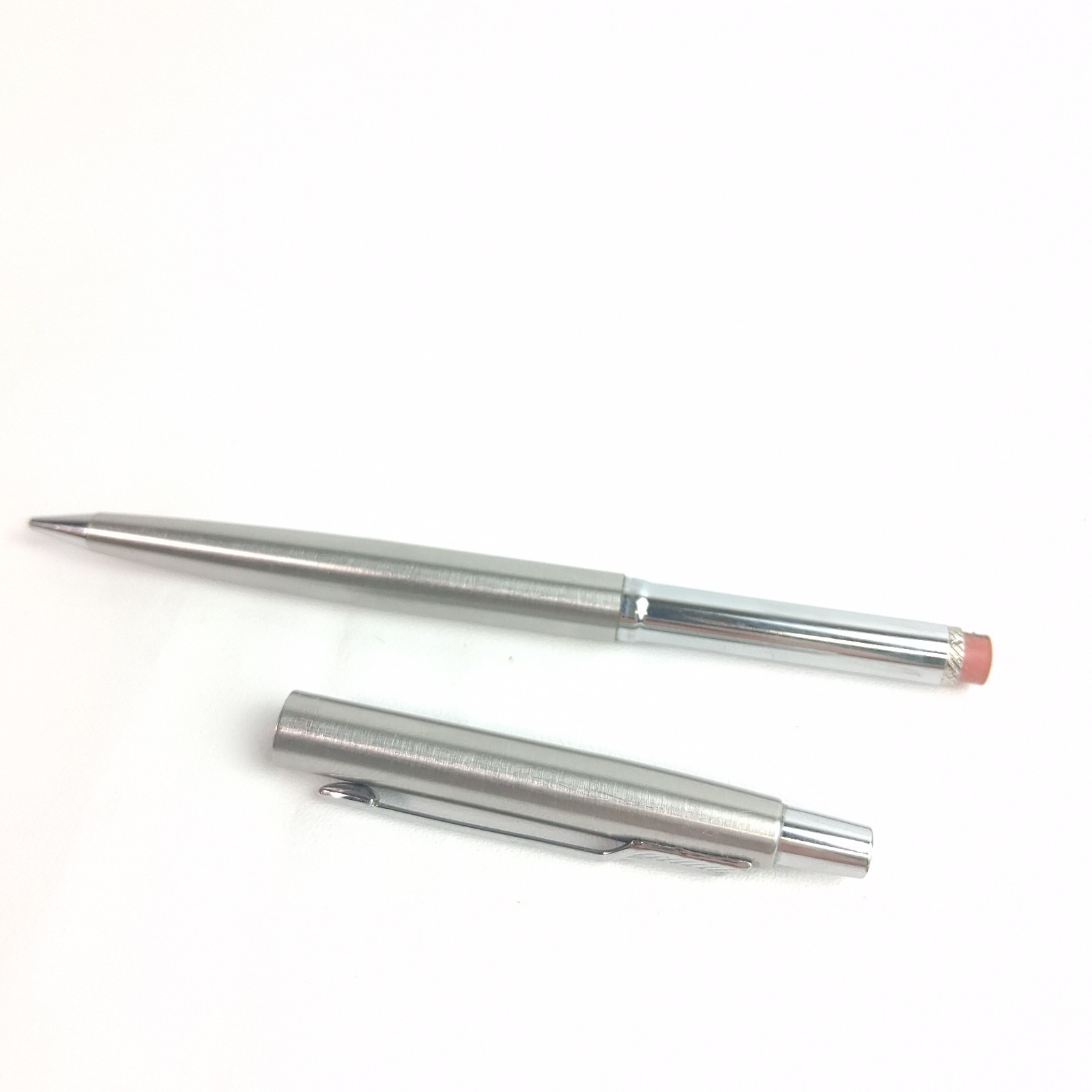 Parker Classic 75 Pencil Stainless Steel Flighter Made In USA Working 1970s
