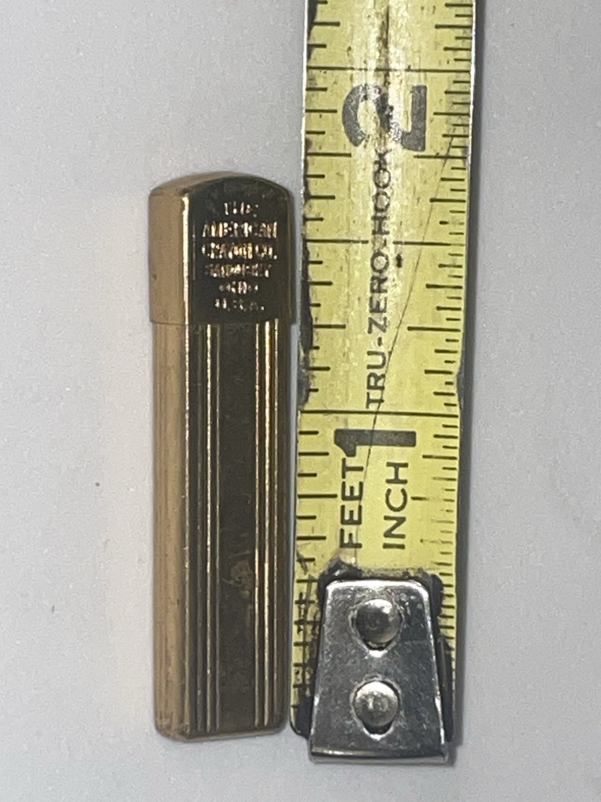 AMERICAN CRAYON Lead Metal Capsule Case Container Mechanical Pencil Sandusky OH