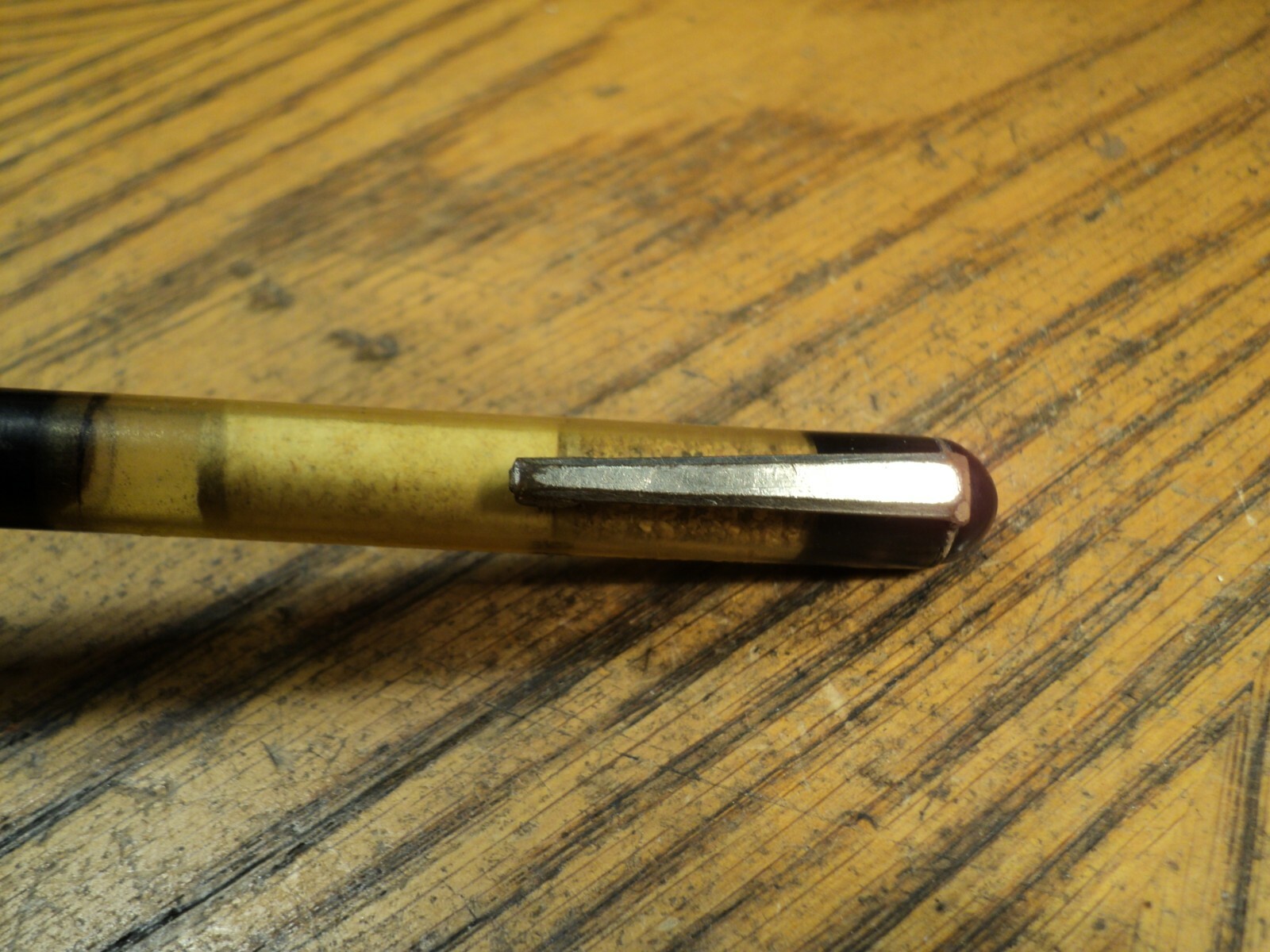 Vintage Mechanical Pencil Moorman’s High Energy Low Fiber Mintrate Filled Cap