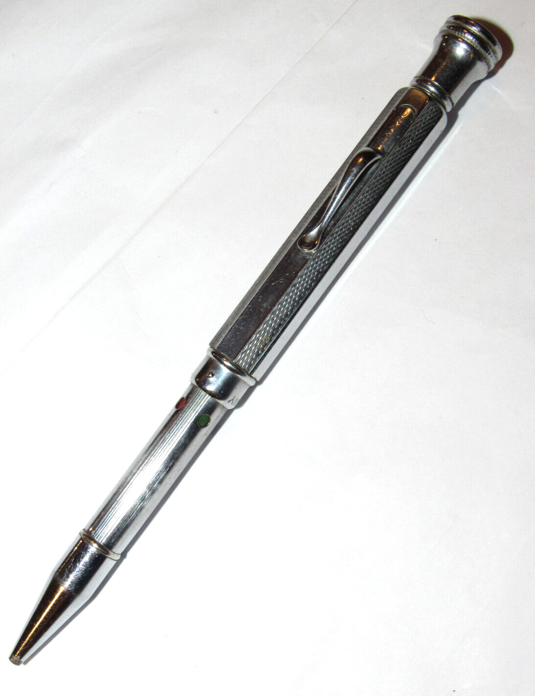 VTG 1940s DRAKE 4-COLOR MECHANICAL PENCIL! ALL METAL! MADE IN GERMANY-U.S. ZONE!