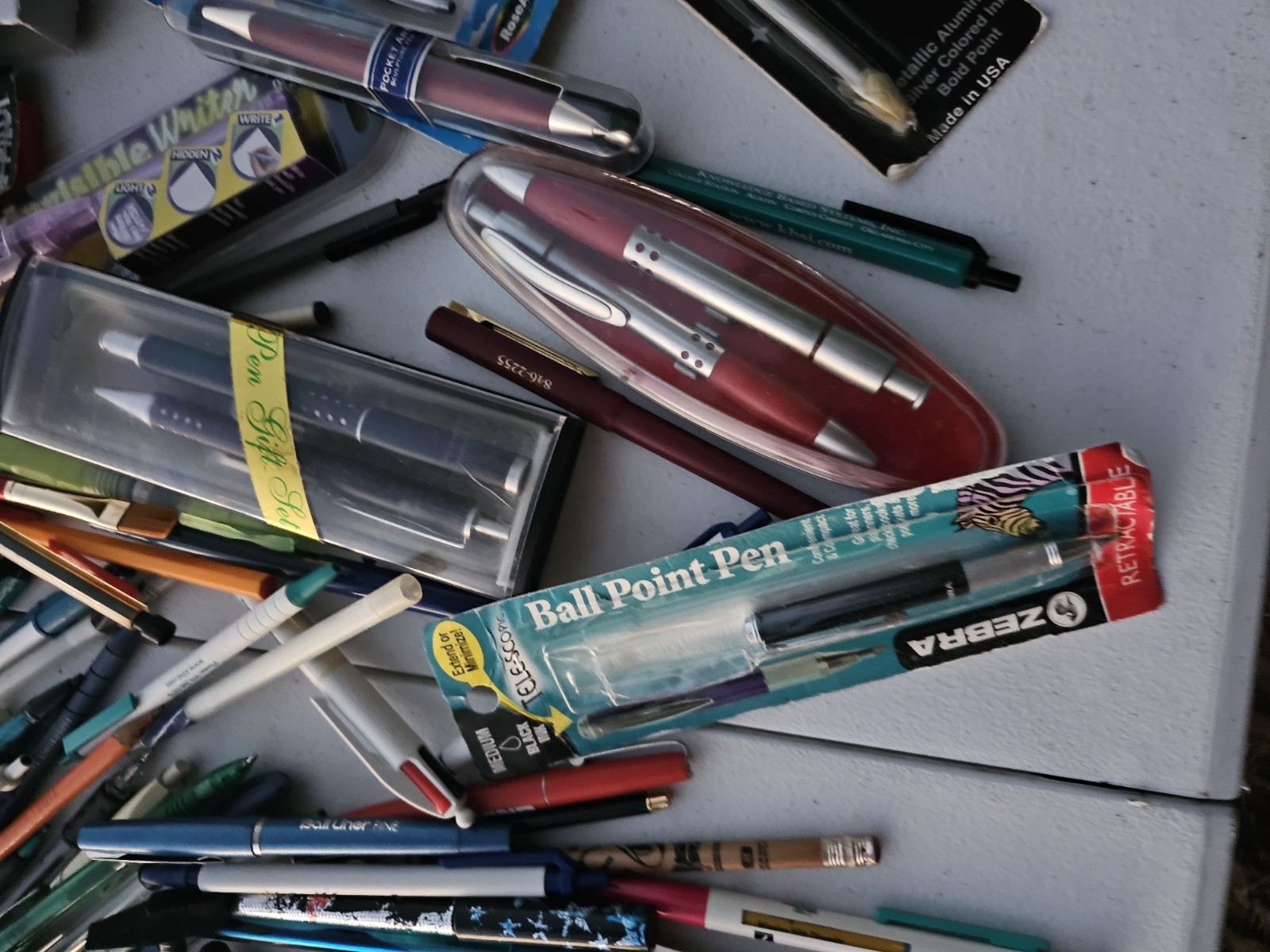 Mechanical Pencils & Pens Advertisement HUGE LOT Click NOS Vintage 1970s To 00s