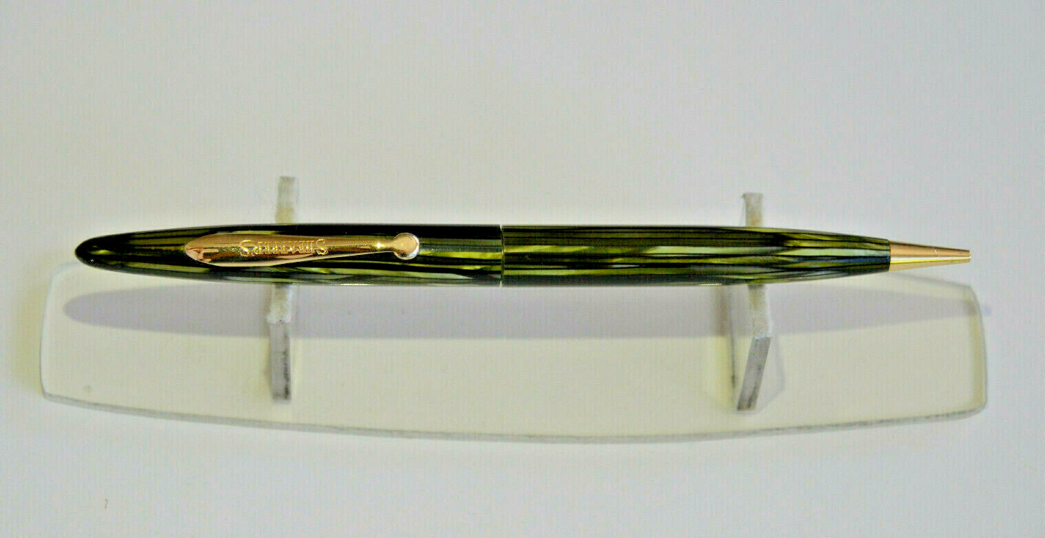 VINTAGE c1937 SHEAFFER BALANCE MECHANICAL PENCIL – MARINE GREEN