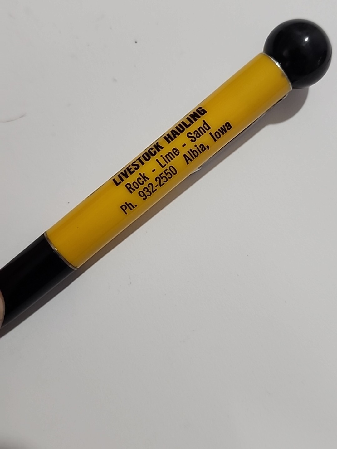 Vintage Ritepoint 8 Ball Advertising Pencil Reed livestock Hauling (Trucks) JBx3