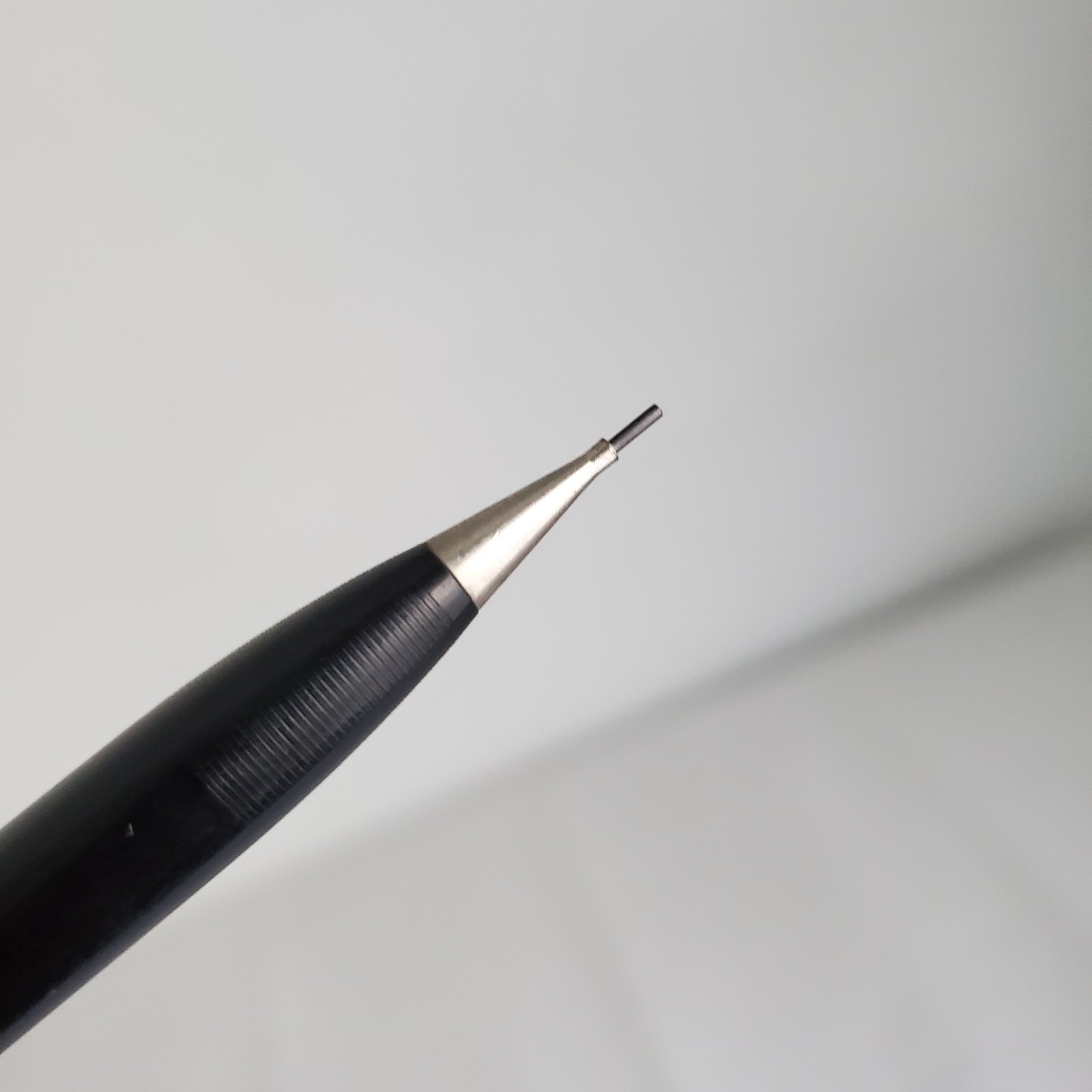 Vintage Scheffers Mechanical Twist Pencil Shiny Silver & Black .9mm