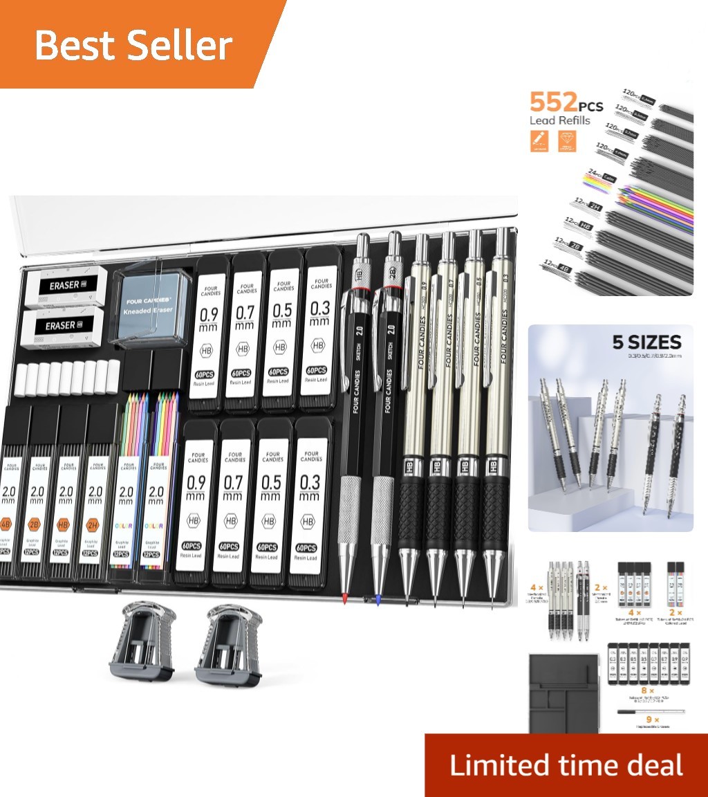 Exquisite 27PCS Mechanical Drawing Pencil Set: Precision & Comfort for Artistry