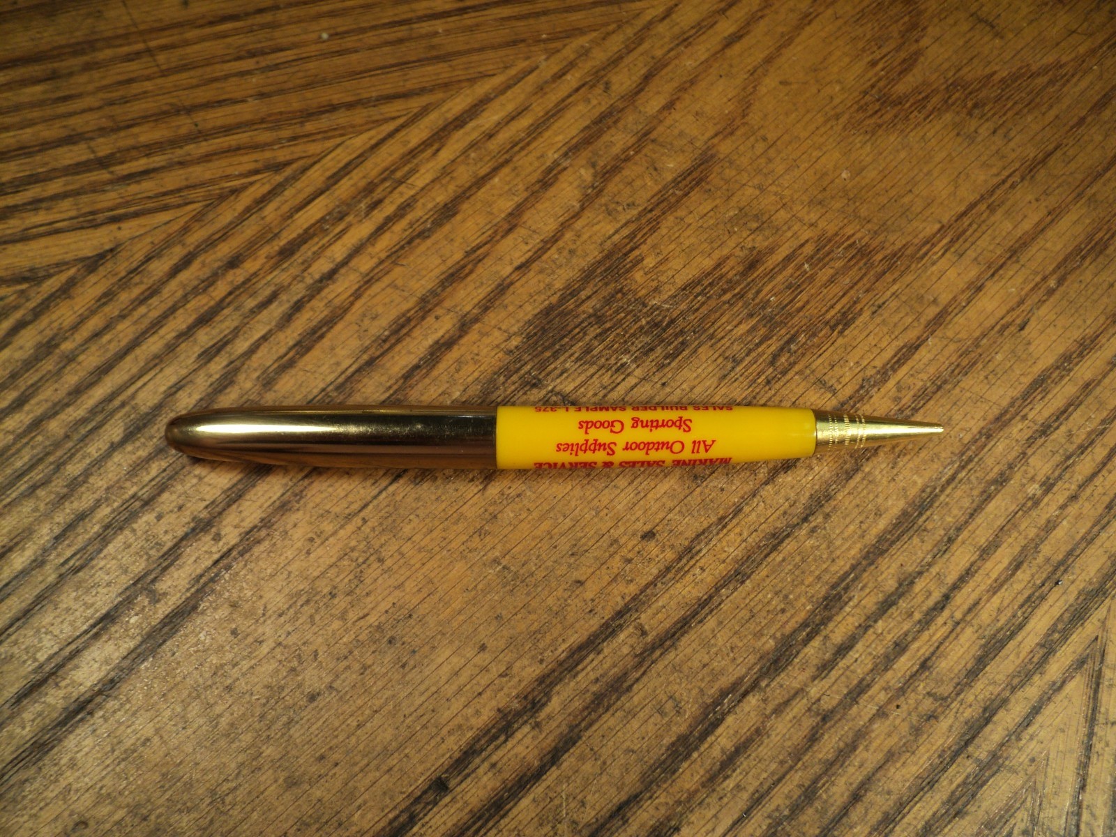 Vintage Sample L-375 Mechanical Pencil Advertising Marine Sales & Service