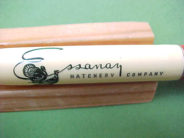 Rare 1950’s RITEPOINT Mechanical Pencil ESSANAY HATCHERY / Salesmen’s Sample