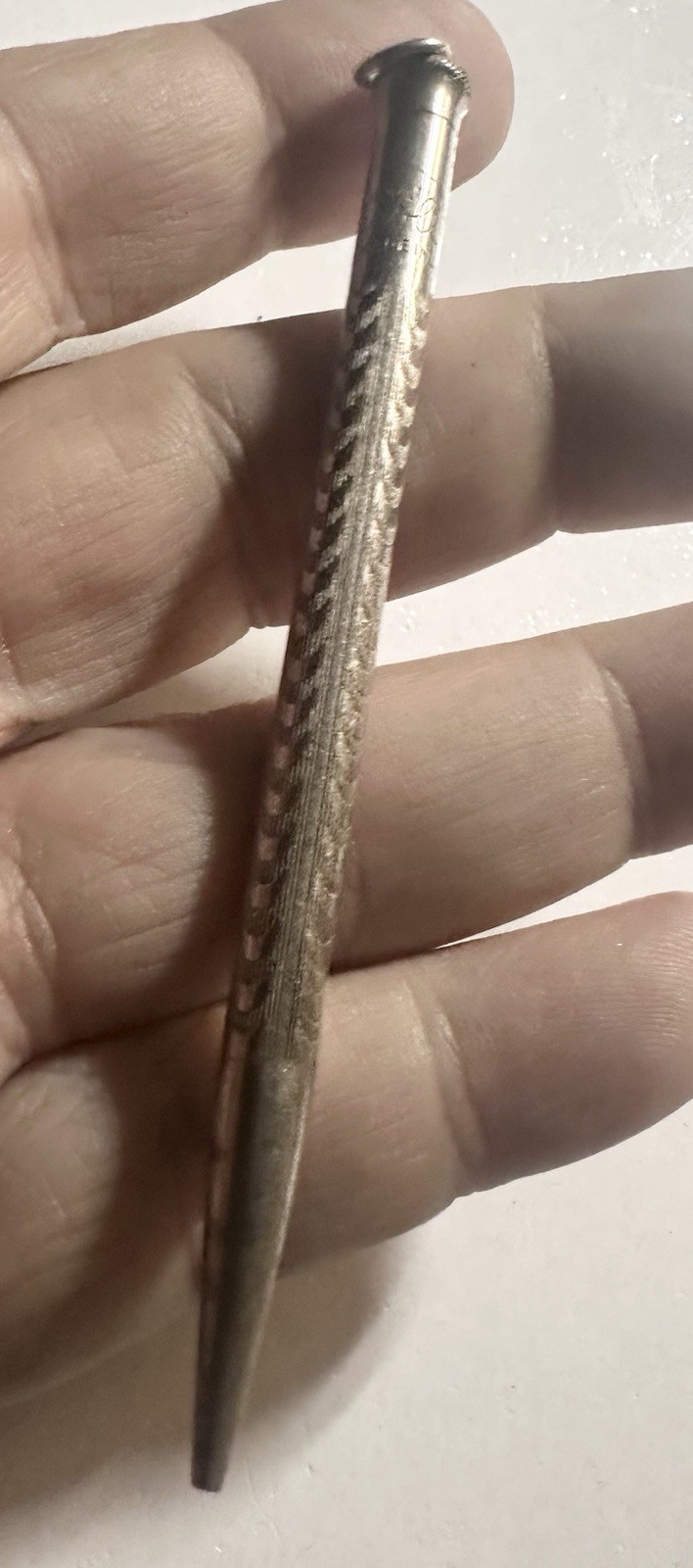 Vintage Ingersoll Redipoint Silver Ring Top Mechanical Pencil 1920s Fob