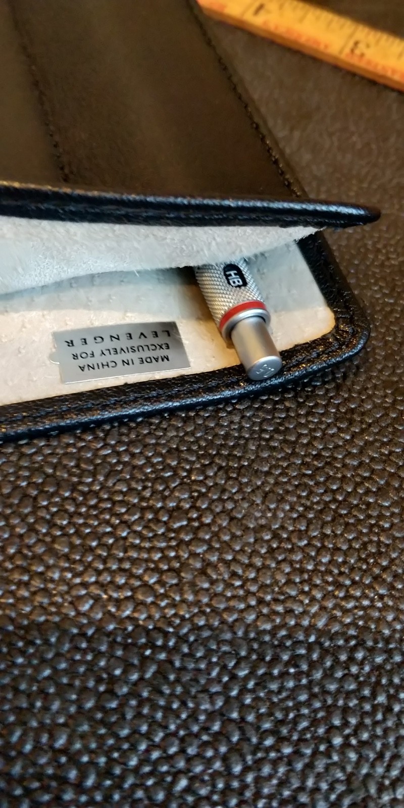 Rotring Levenger Lead Holder Mechanical Pencil with Leather Pouch