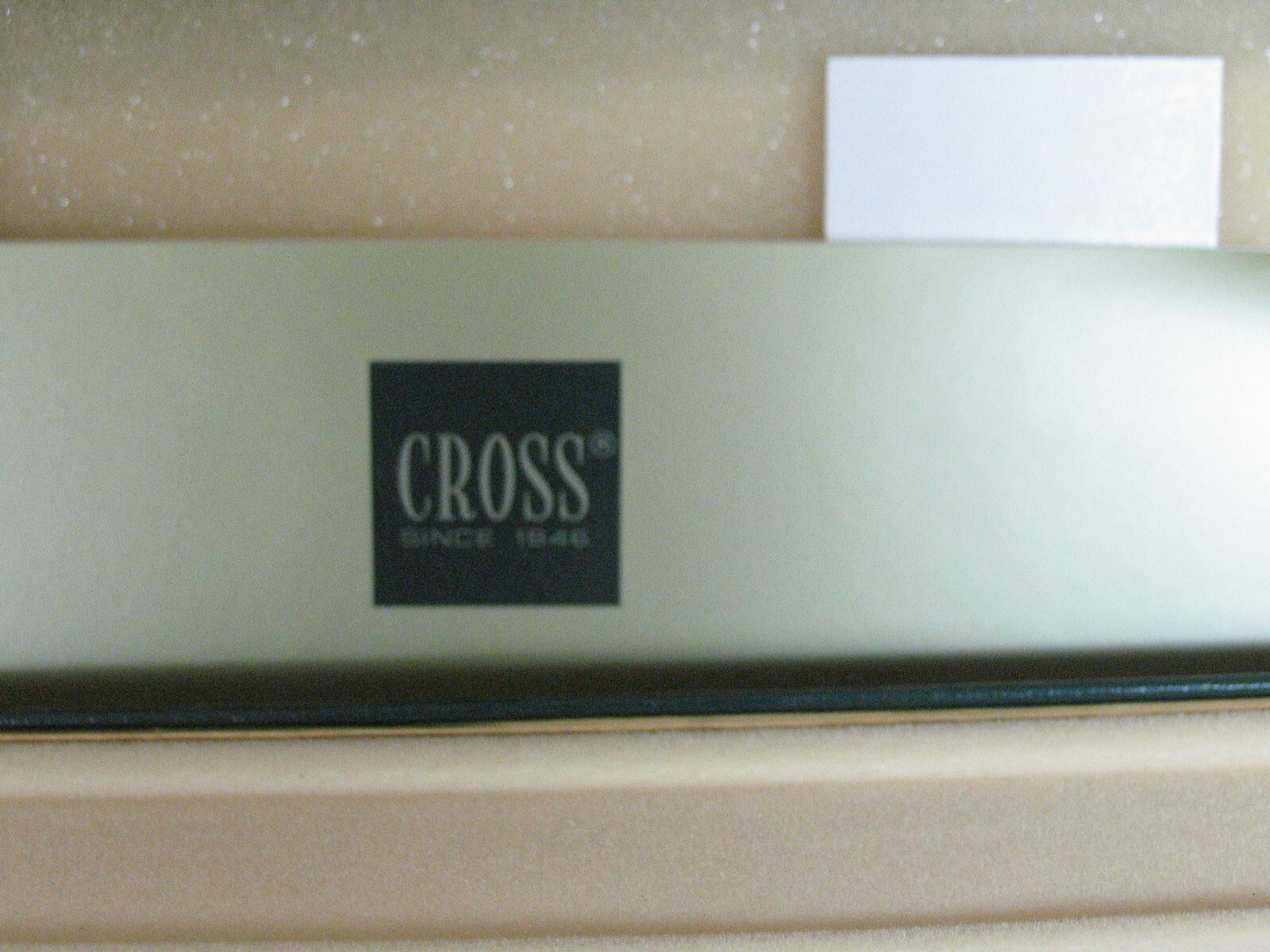Vintage Cross Pencil w/ Wooden Stand Desk in Box 10K GF