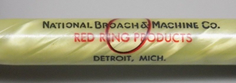 6 Vtg Mechanical Advertising Pencils Michigan Vernon Ritepoint OKT New & Used