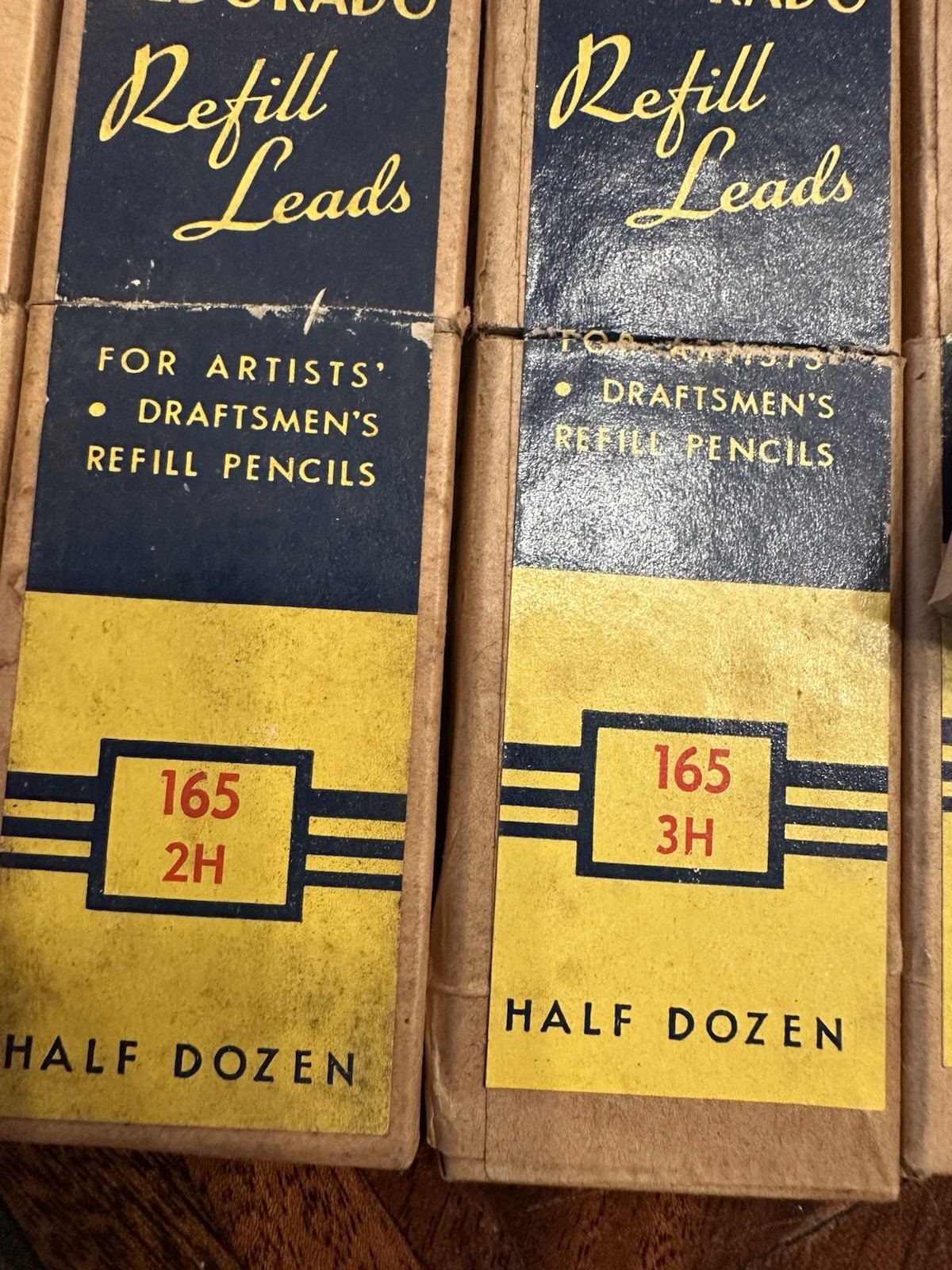 Vintage Dixon’s Typhonite Eldorado Refill Leads 165 Half Dozen Leads Sealed