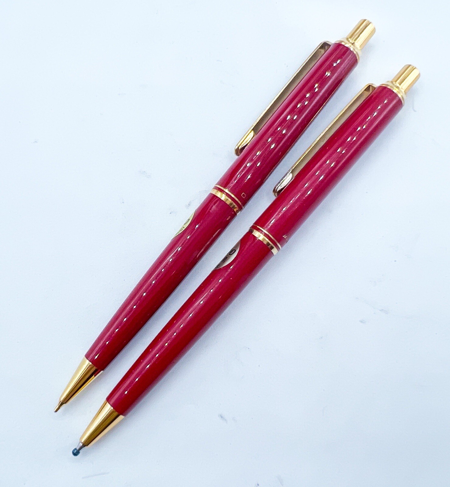 NOS rare Pilot Red Mechanical Pencil Ballpoint Pen price tag With Box