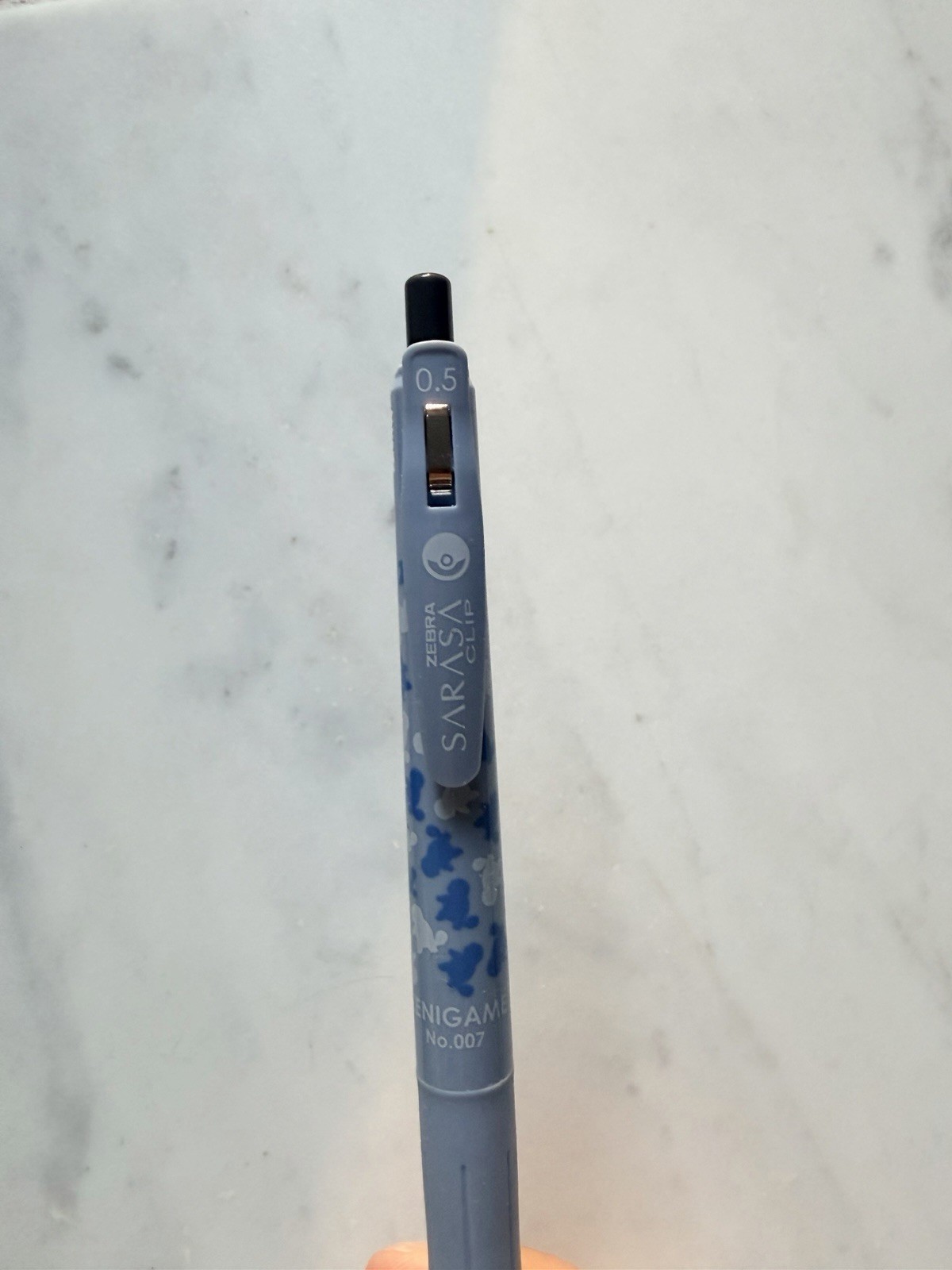 Zebra Sarasa Pokemon Squirtle Clip 0.5mm Gel Pen Black