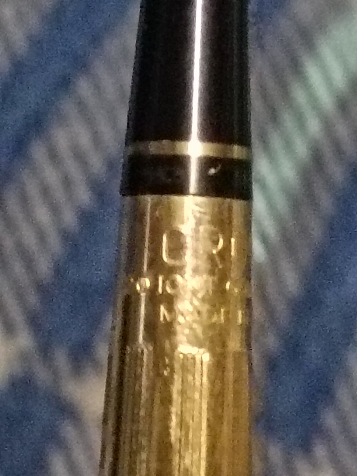Vintage Cross 1/20 10KT Gold Filled GF Pencil & Pen Set W/ Marble Base/Stand