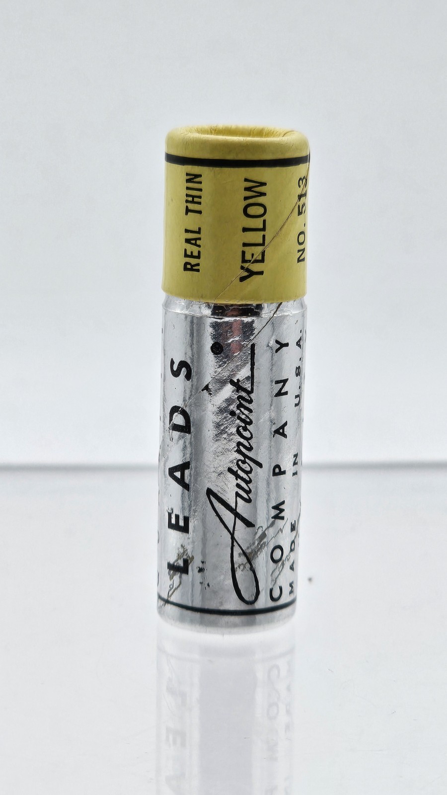 AUTOPOINT MECHANICAL PENCIL LEAD NO. 513 YELLOW REAL THIN 0.9 (OR) 0.36″