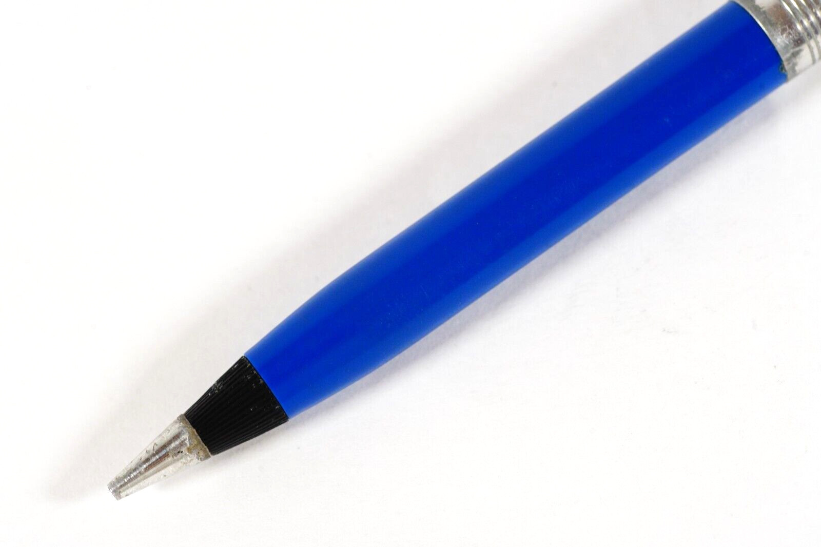 Wearever Vintage Mechanical Pencil Wide Eraser Blue Chrome Cap