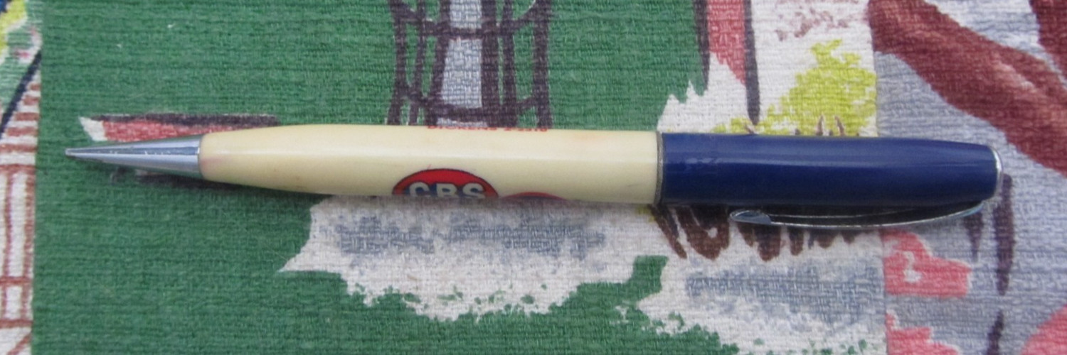Vintage CBS Hytron Lake Radio Sales mechanical pencil by Rite Point