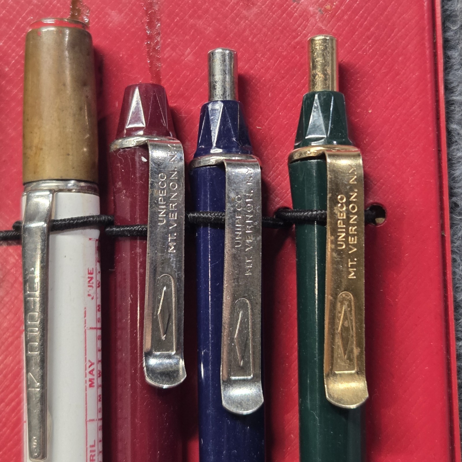Vintage Mechanical Pencil Pen Lot of 11 Scripto Wearever Unipeco Advertising USA
