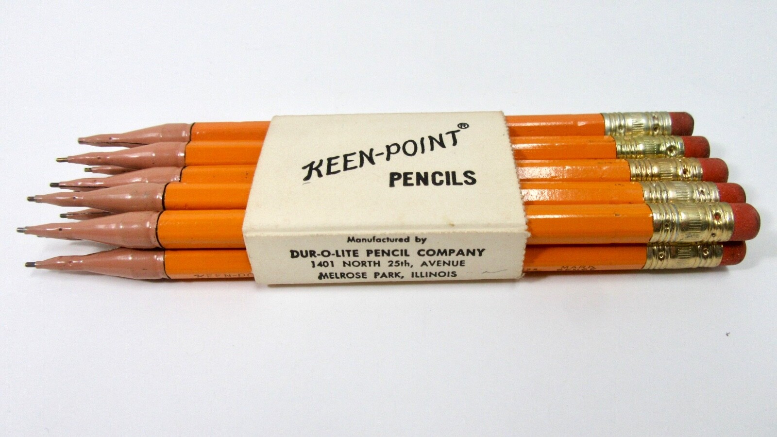 VINTAGE KEEN POINT PENCILS ORIGINAL 10 PACK DUR-O-LITE RETRACTABLE PENCILS NEW!!