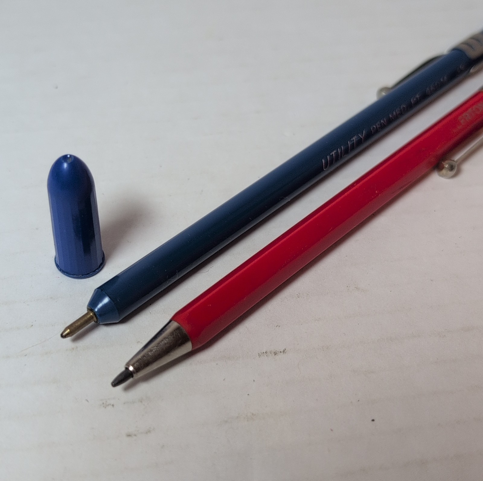 Vintage Lindy Pen & Push Mechanical Pencil 3.0mm Lot, Made In USA/Japan