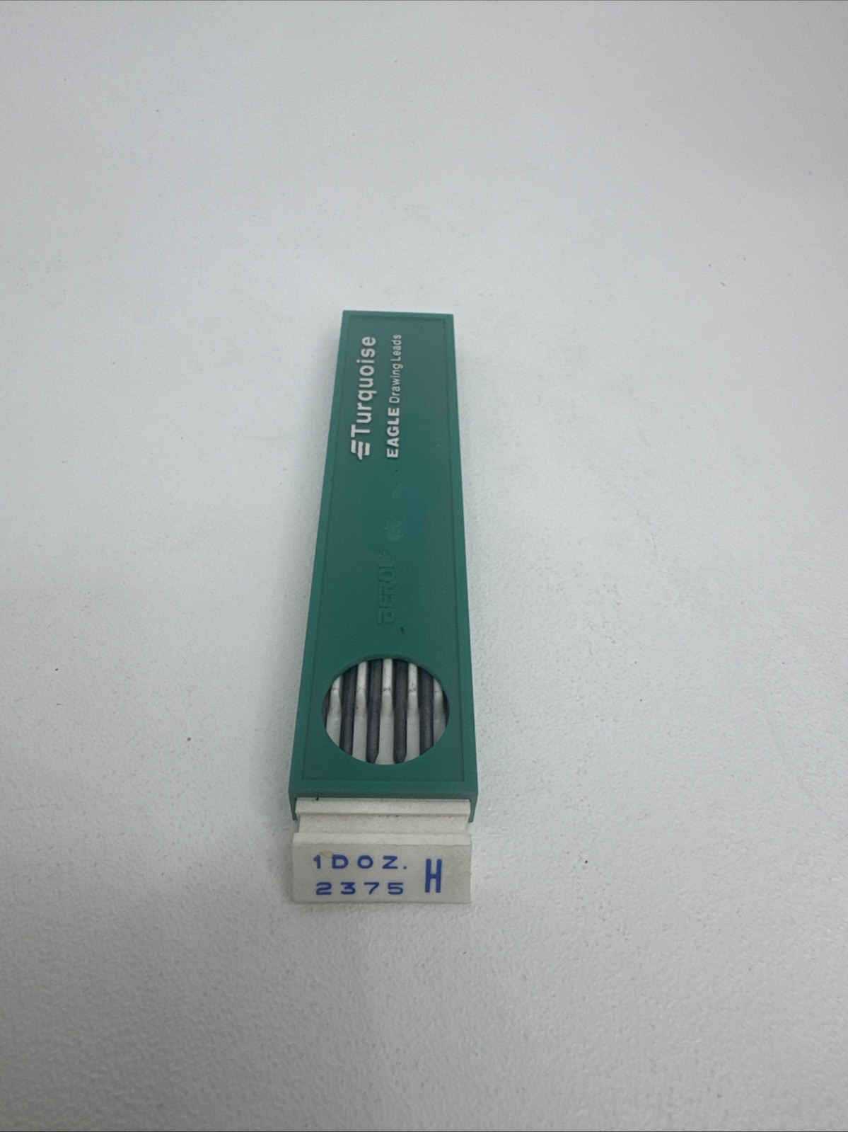 Vintage Berol Turquoise Eagle Drawing Leads #2375 H