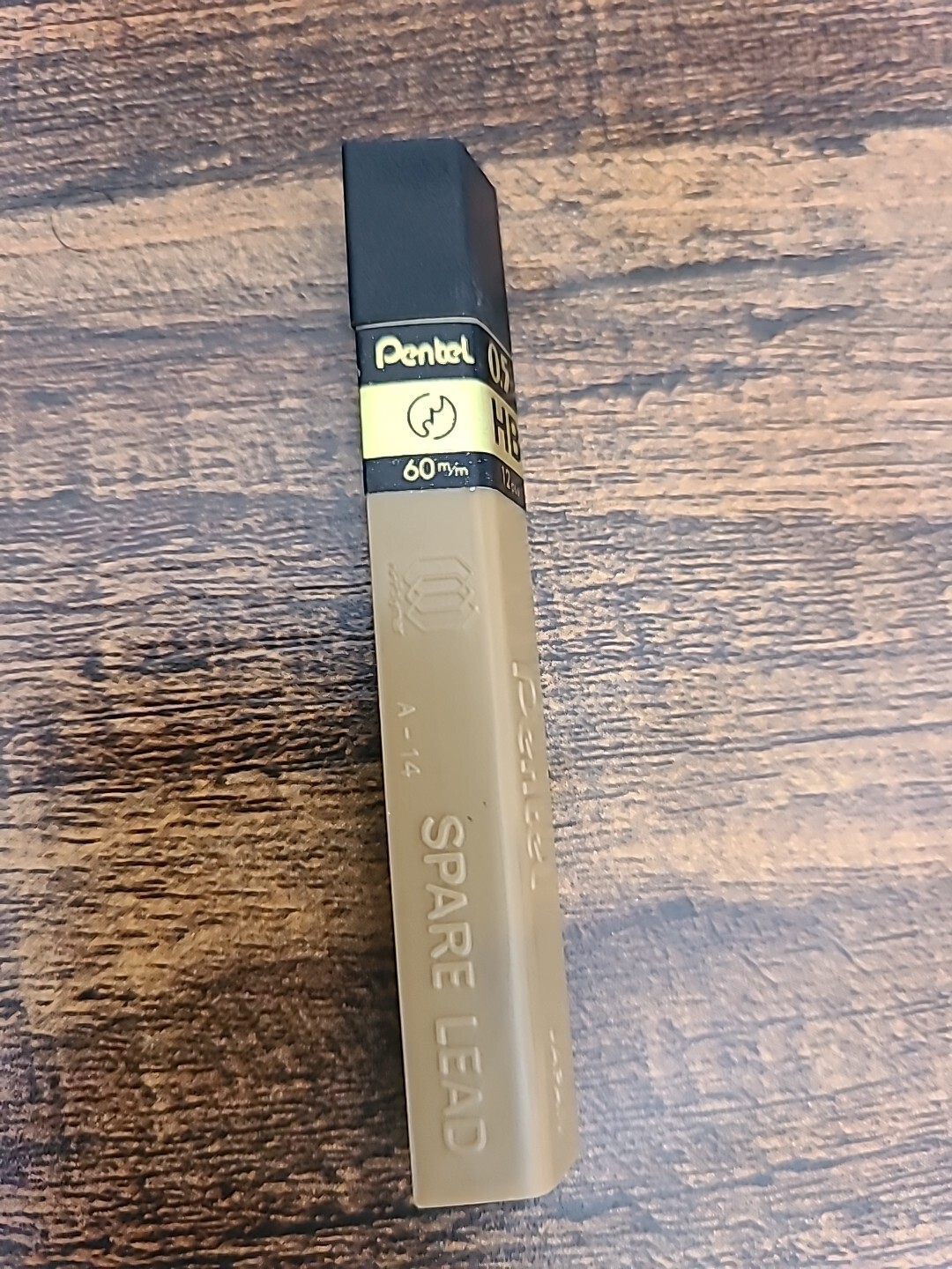 Vintage PENTEL Mechanical Pencil Lead .5 M/m Japan Partial Box of 3 Containers