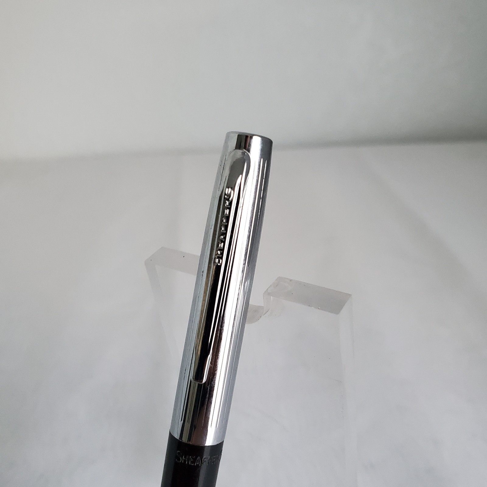 Vintage Scheffers Mechanical Twist Pencil Shiny Silver & Black .9mm