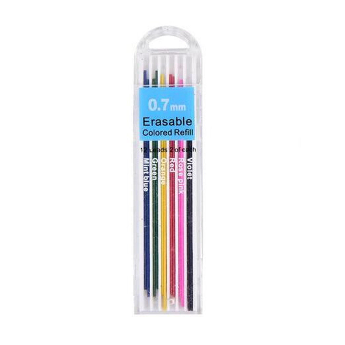 6 Boxes Automatic Mechanical Pencil Refill 6Color Lead School Stationery 0.7mm