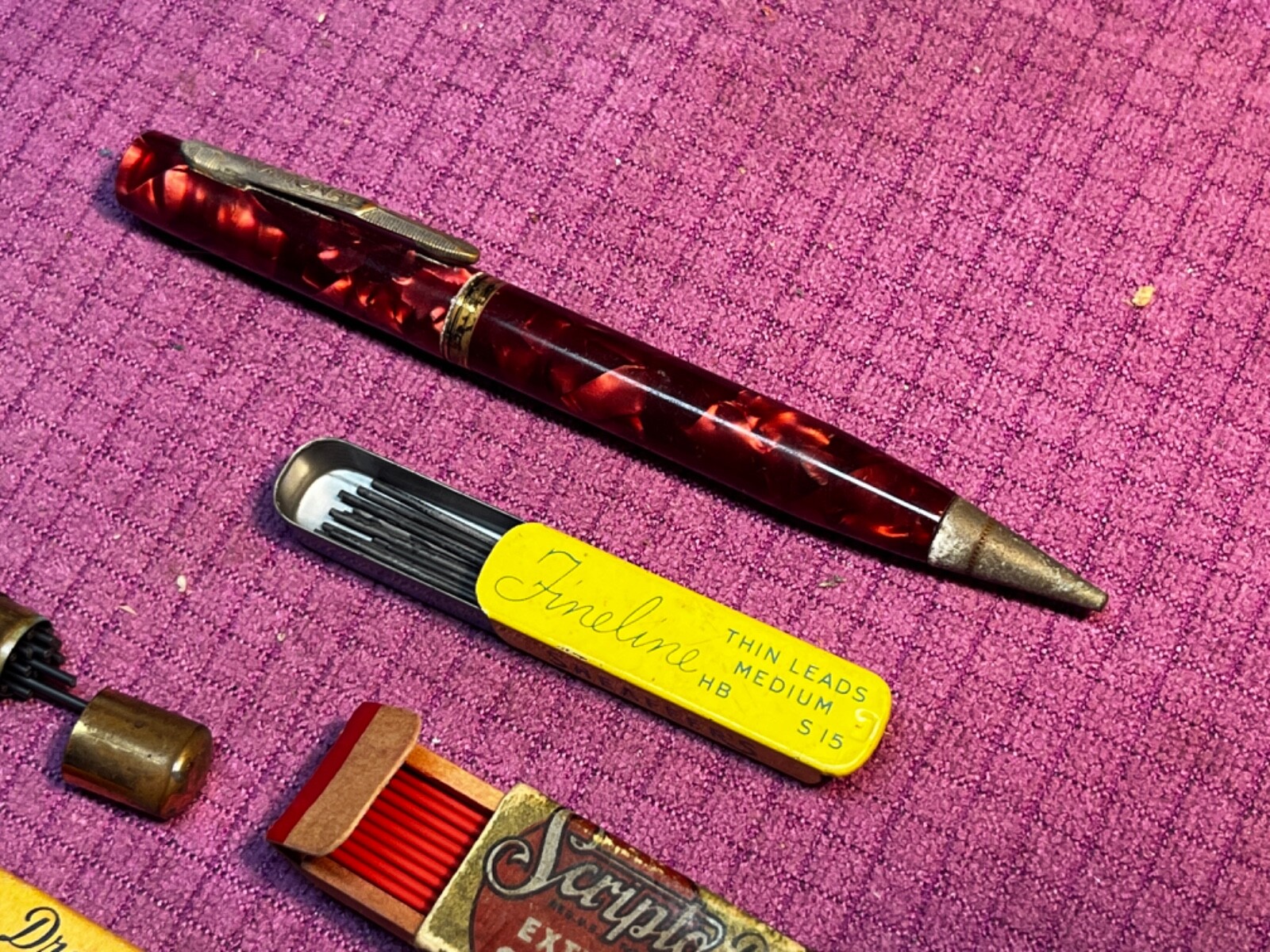 Vintage Lot of Assorted Leads, And Mechanical Pencil.