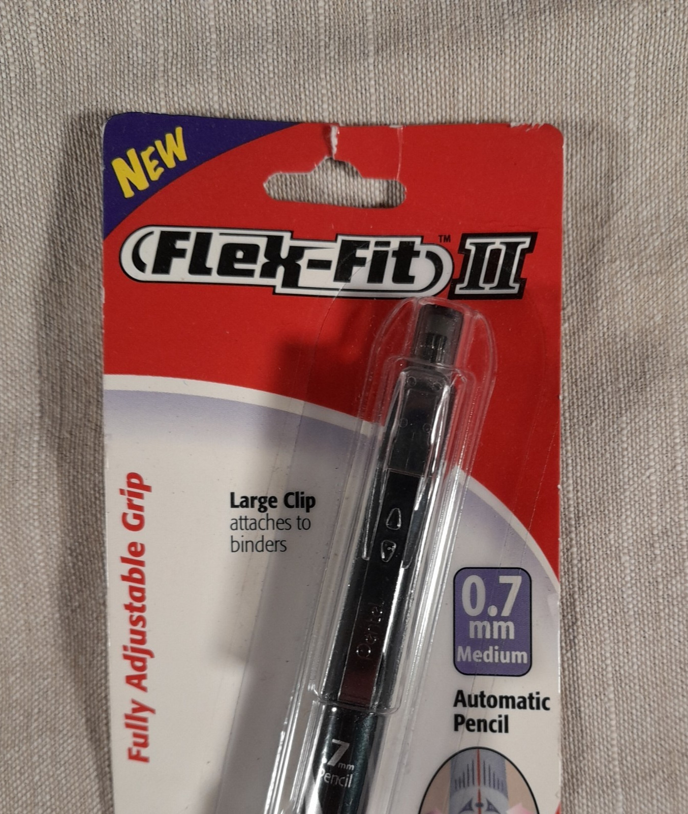 New Sealed NOS VTG Pentel Flex-Fit II Automatic pencil 0.7mm