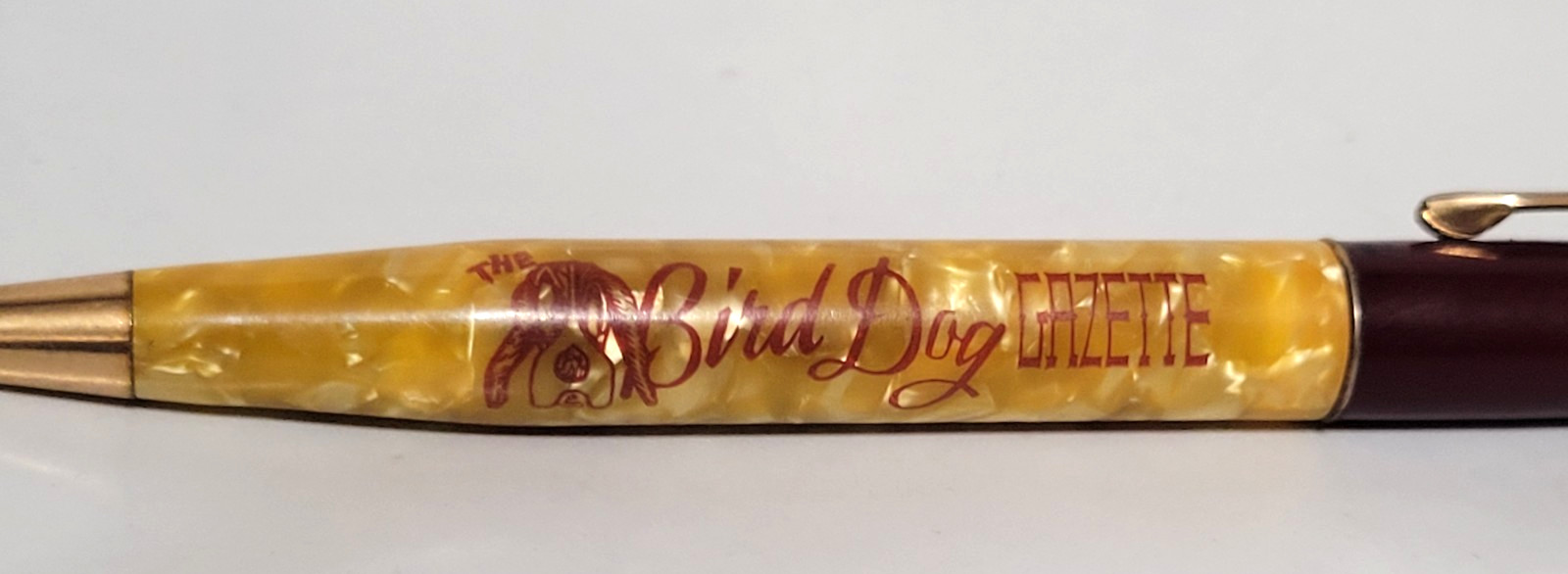 RARE “The Bird Dog Gazette” Sample Mechanical Pencil by RitePoint…FLAW !!