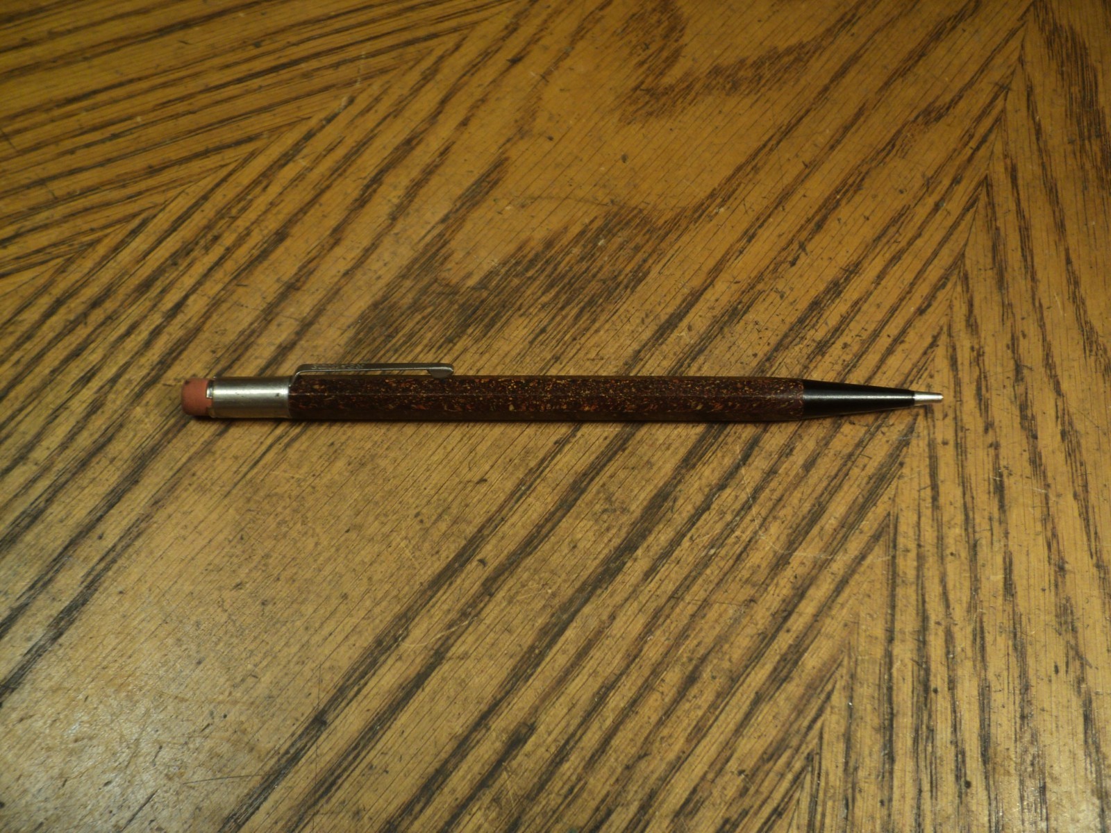Vintage Autopoint Mechanical Pencil Advertising Fort Leavenworth Kansas 5-1/2″