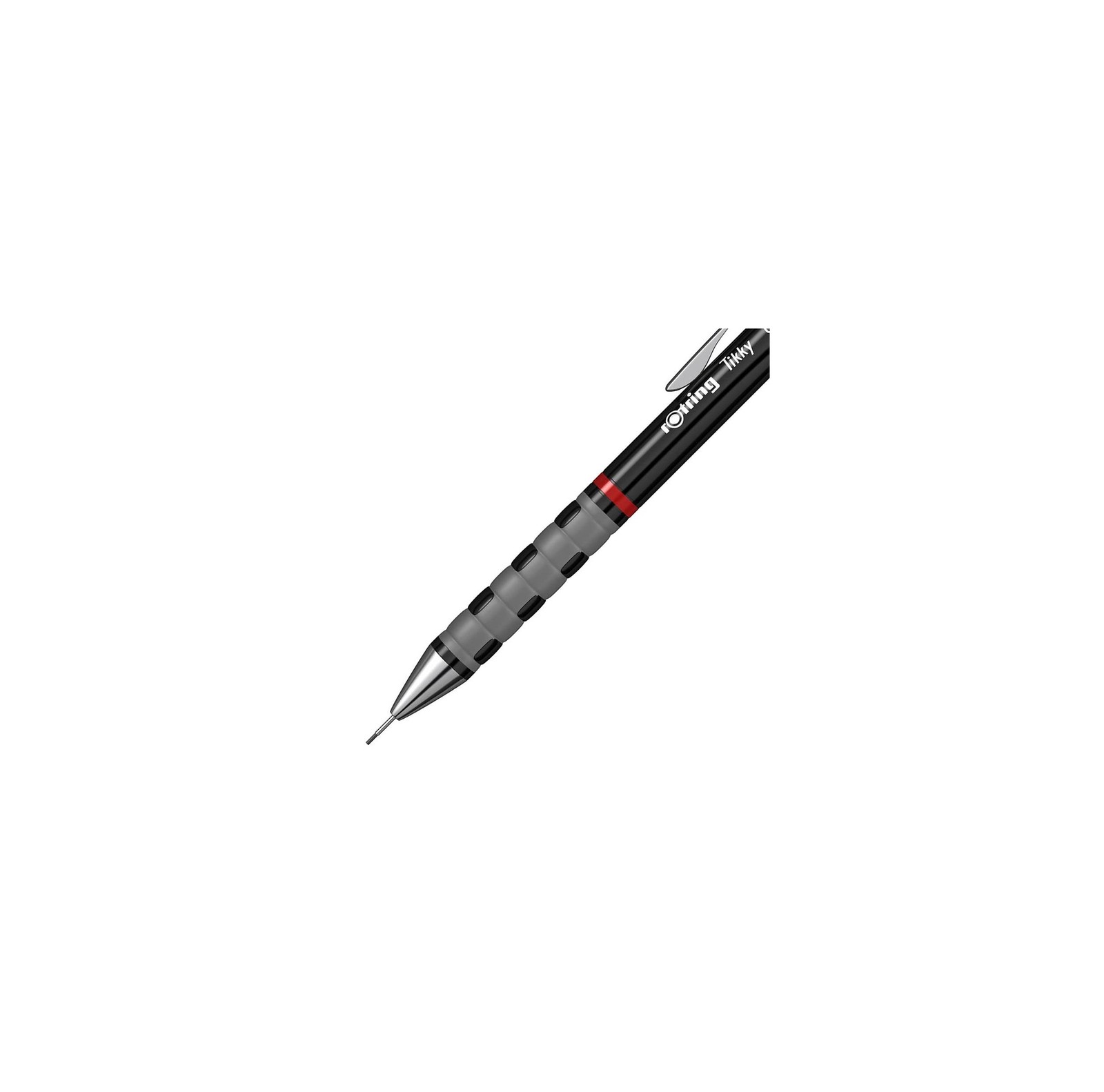 rOtring Tikky Black Mechanical Pencil 1mm Lead Triangular Grip Office Tool