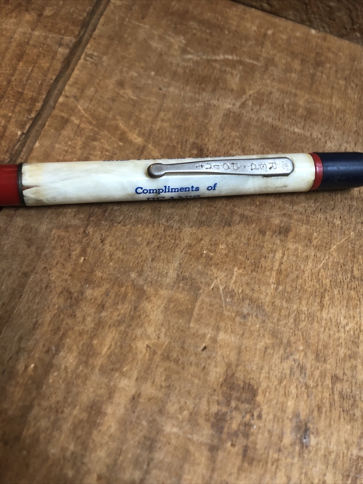 VTG Bean’s Standard Service Station Advertising Mechanical Pencil~Mt. Vernon