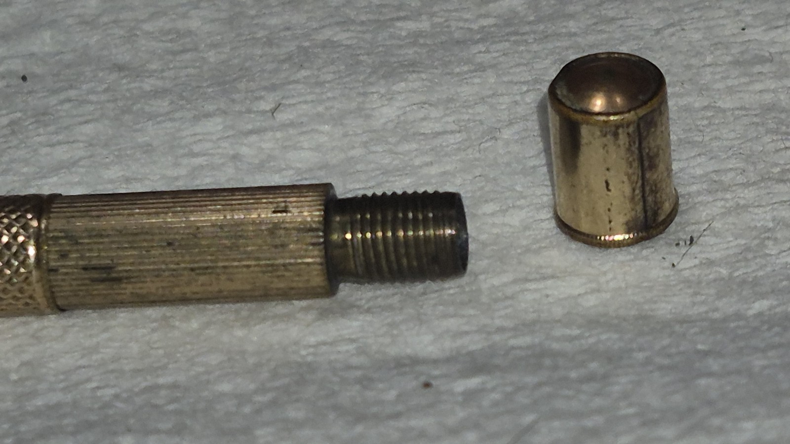 Unmarked Victorian Era Gold (Plated?) Extending Working Pencil in Original Box?
