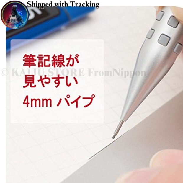 Pentel Smash 0.5mm Metal Red Mechanical Pencil Japan Import