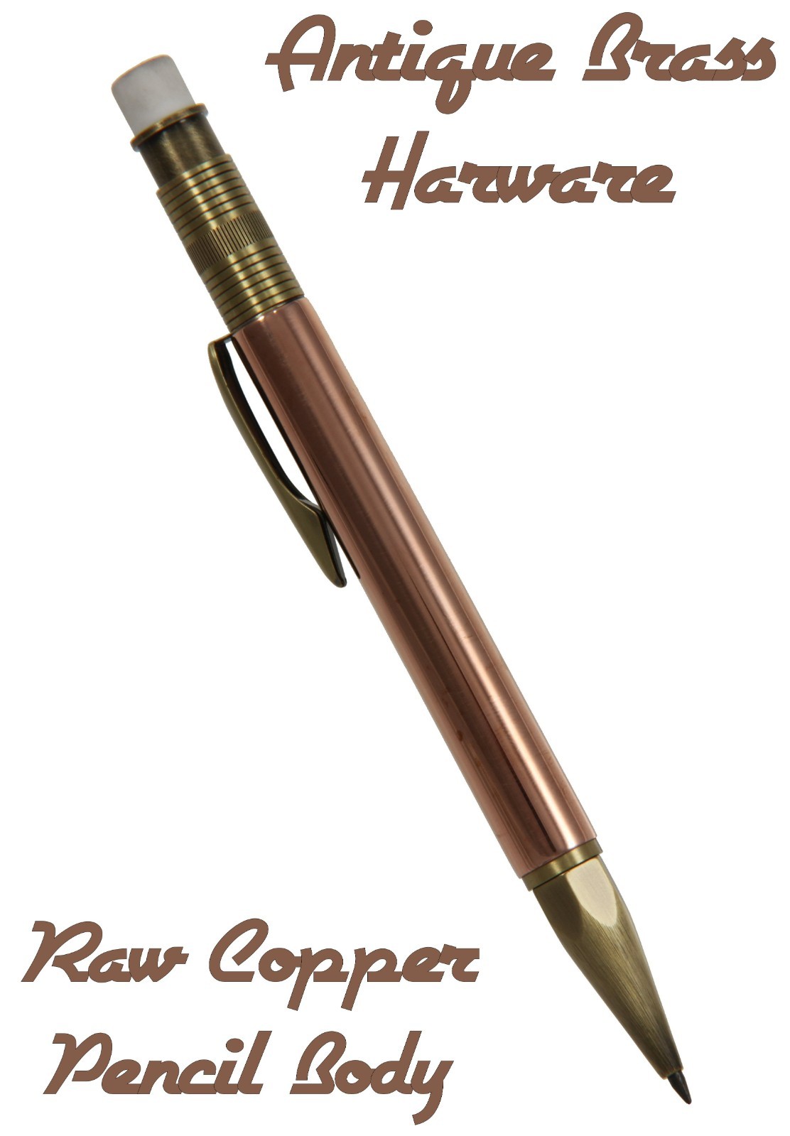 Over & Under Fountain Pen with a Green Cap a Walnut Body & 24ct. Gold / #356