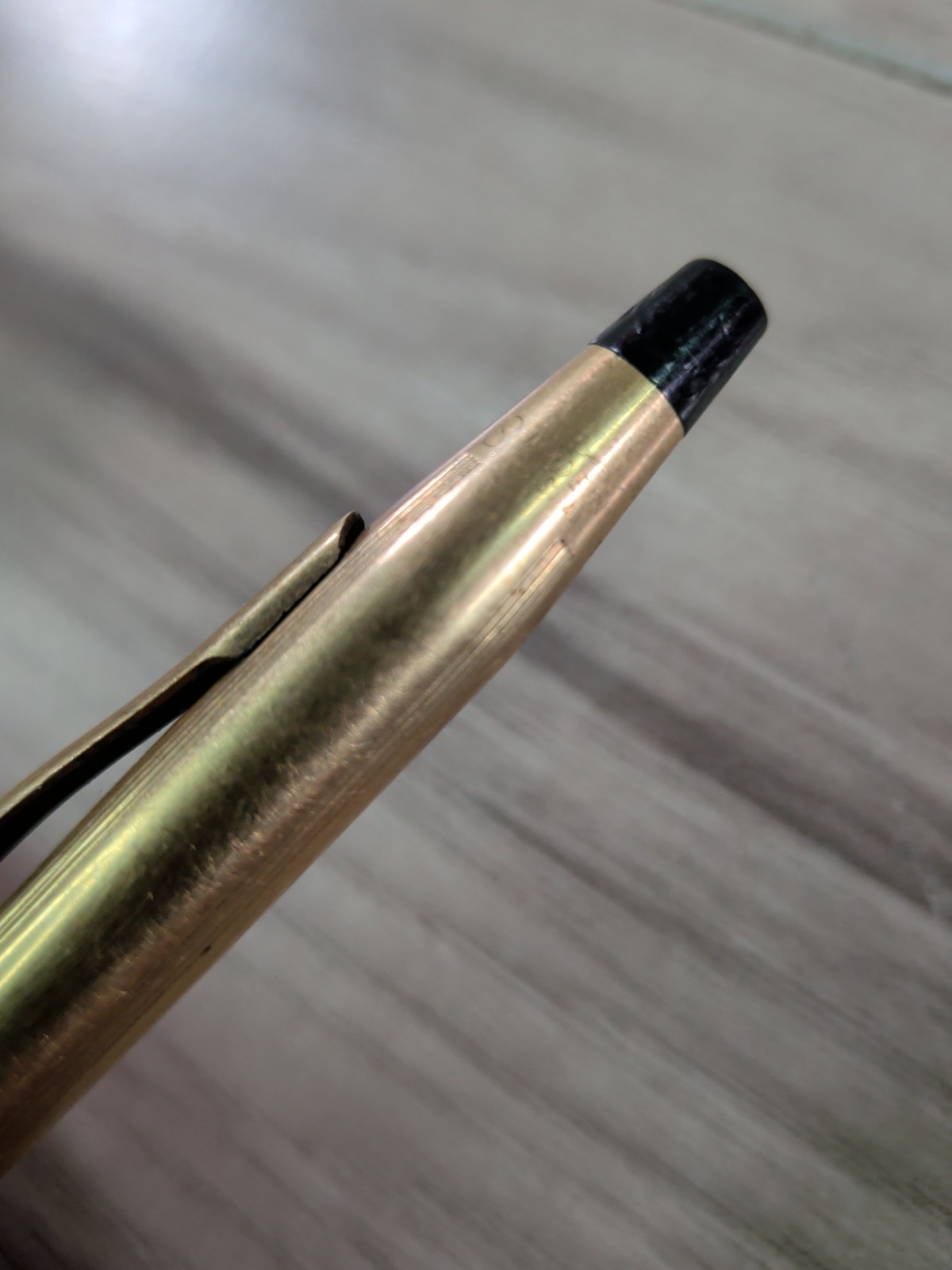Vintage Cross Mechanical Pencil 1/20 12 KT Gold Filled Made In USA ( WORKING )