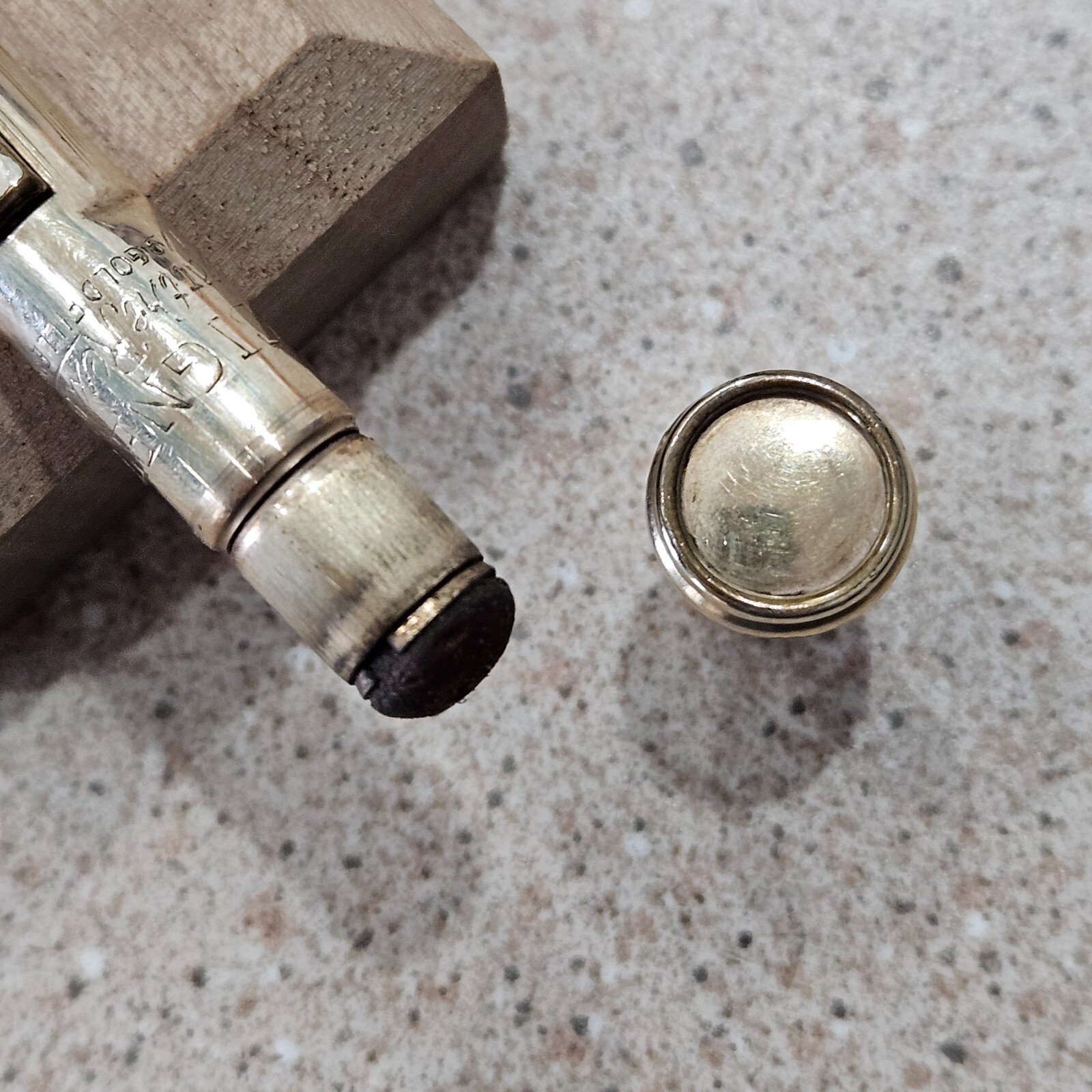 Signet Gold Filled Etched 5.25″ Mechanical Pencil “Sold Only At Rexall Stores”
