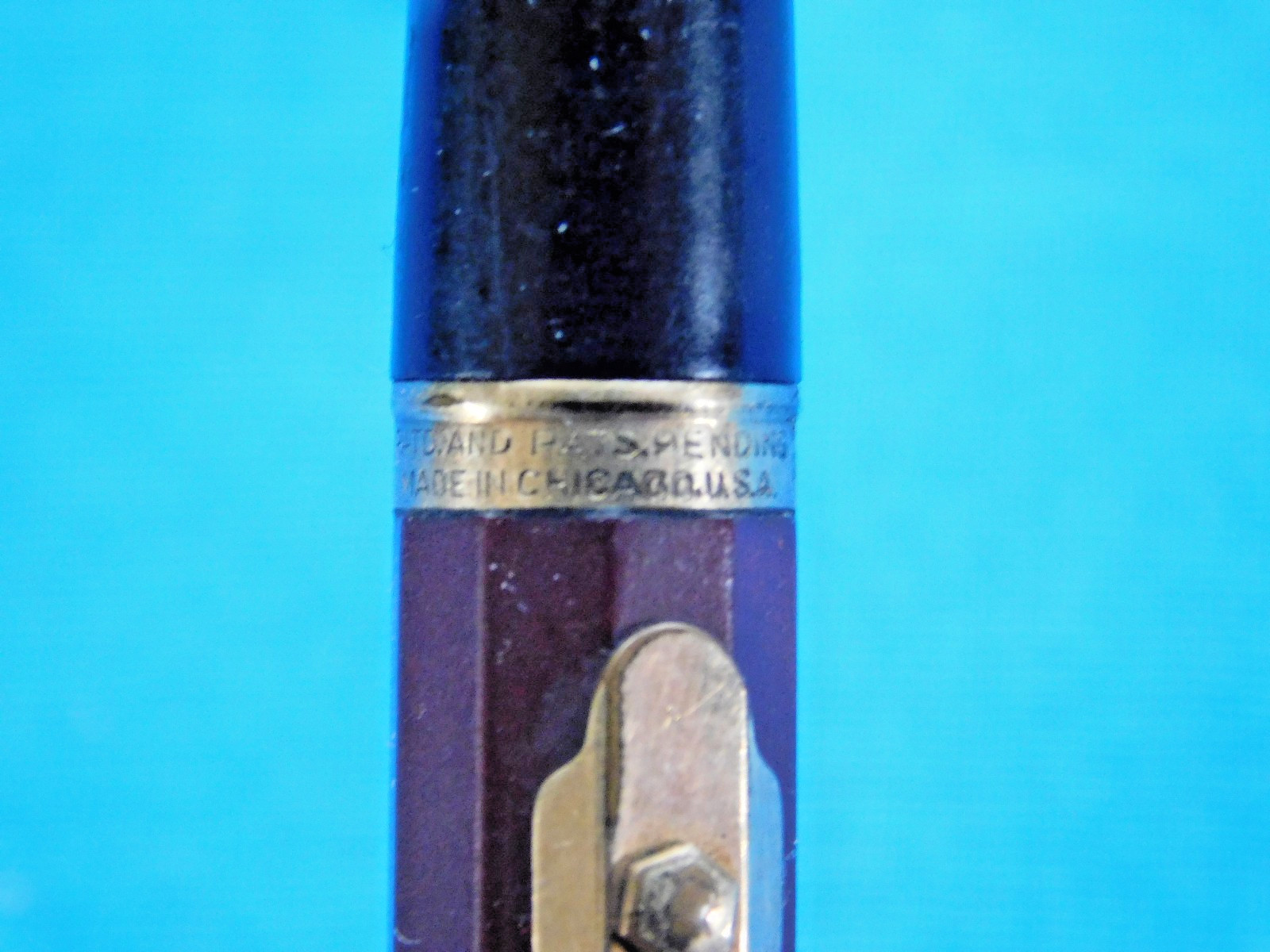 VTG GOLD FILLED 1920’S AUTOPOINT MECHANICAL PENCIL PATD PEND CHICAGO, U.S.A.