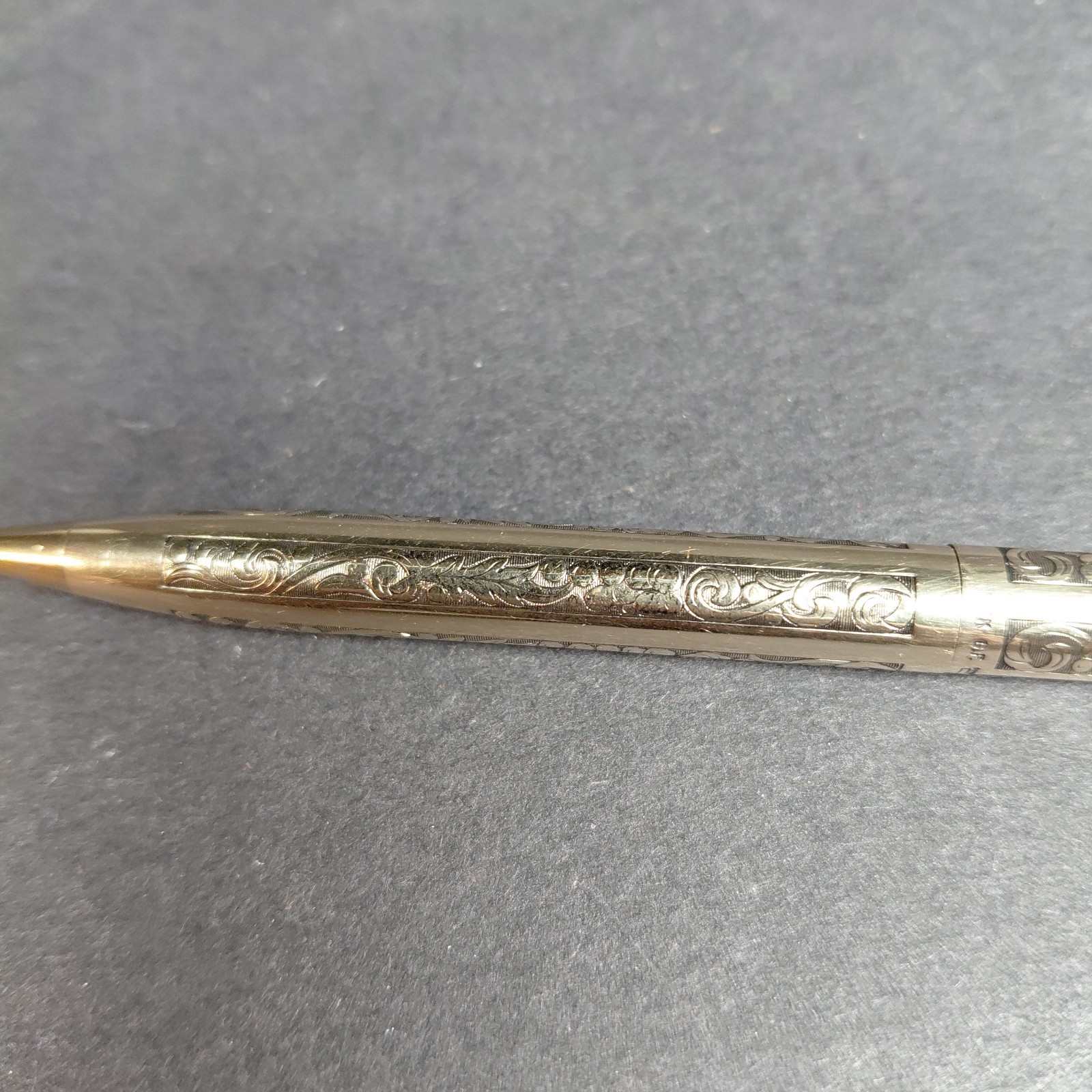 VTG Sheaffer Grape Vine 1/30 12k Gold Filled 0.9 MM Pencil USA Grapes and Leaves