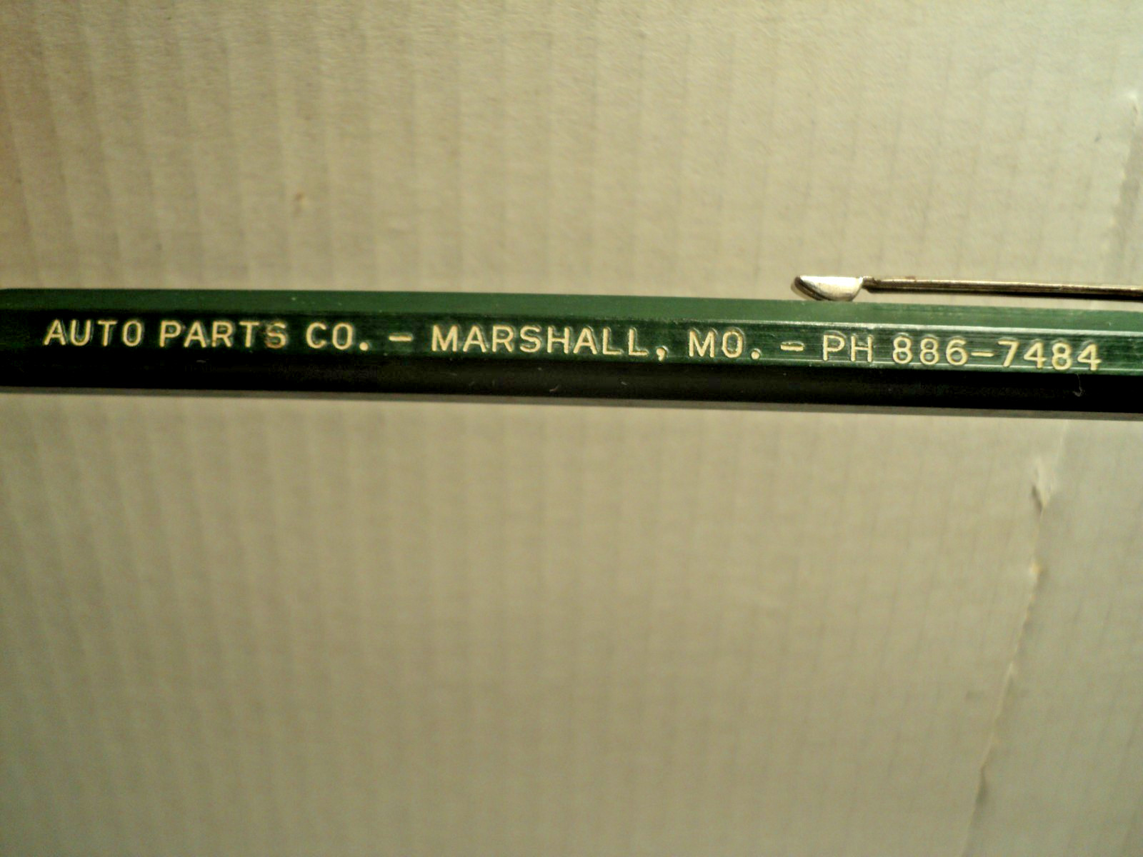 Vintage Autopoint Mechanical Pencil Auto Parts Co Marshall MO 5-5/8″ Long USA