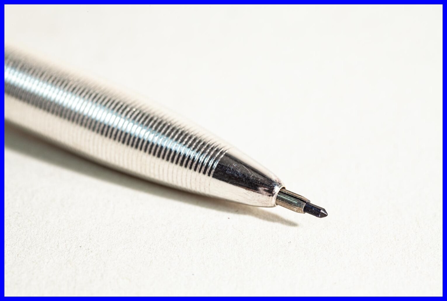 FEND SUPER NORMA Metal Silver Plated 4 COLOR PENCIL w. box & papers GERMANY