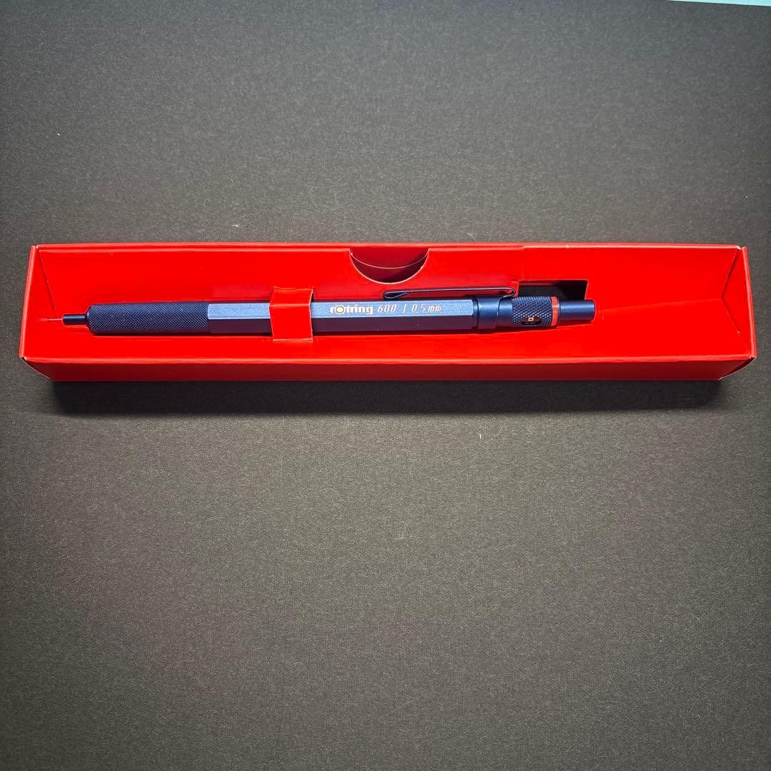 rOtring 600 mechanical pencil 0.5mm blue body