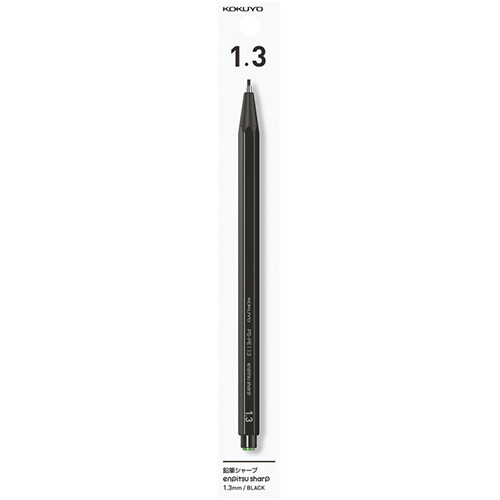 Kokuyo Mechanical Pencil “Enpitsu Sharp” 1.3mm Body Color Black