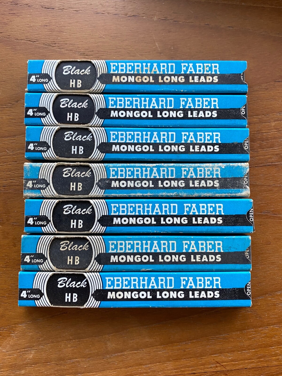 Vintage Eberhard Faber Pencil Leads for Mechanical Pencils Mongol Long Black HB