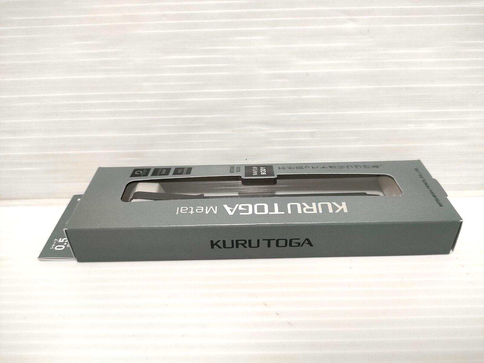 Uni Kuru Toga Metal 0.5mm Mechanical Pencil M5-KH Nocturne Black Kurutoga Gift